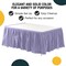 Ruffle Disposable Table Skirt 14 Ft Long Pleated Table Skirts with Adhesive Strip – Fits 6ft+ Rectangle or Round Tables – Ideal for Birthday Parties, Gender Reveal, Baby Showers & Event Decorations 6 pack by Exquisite
